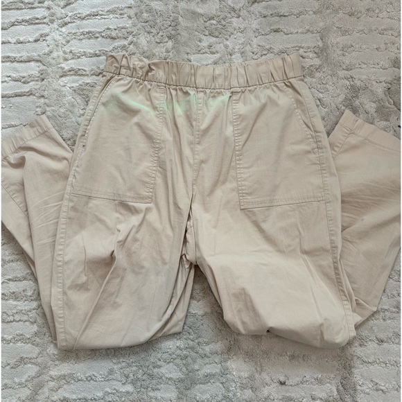 Gap Off-Duty Khaki Pull On High Waisted Pants Large (tall) - Picture 4 of 4